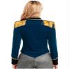 Sywiyi Women's Ringmaster Tailcoat Circus Ringleader Costume Jacket Open Front Tassels Tail Coat Dark Blue Small view 4