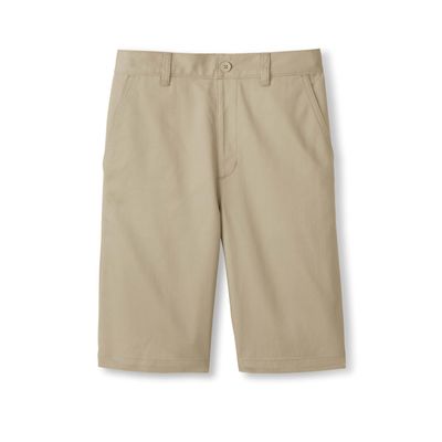 French Toast Boys' Pull-On Twill Chino Shorts, Khaki, 4T
