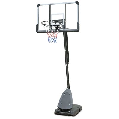Sports God Portable Basketball Hoop Goal System 7-10ft Adjustable 44in Backboard and Wheels for Kids/Adults Indoor Outdoor