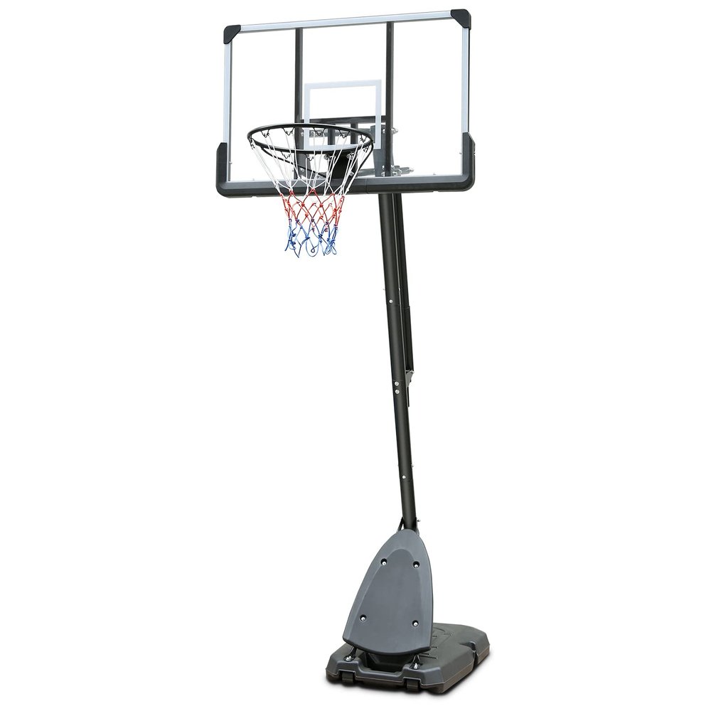 Sports God Portable Basketball Hoop Goal System 7-10ft Adjustable 44in Backboard and Wheels for Kids/Adults Indoor Outdoor