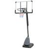 Sports God Portable Basketball Hoop Goal System 7-10ft Adjustable 44in Backboard and Wheels for Kids/Adults Indoor Outdoor view 1