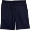 French Toast Boys' Pull-On Twill Chino Shorts, Navy, 2T view 4
