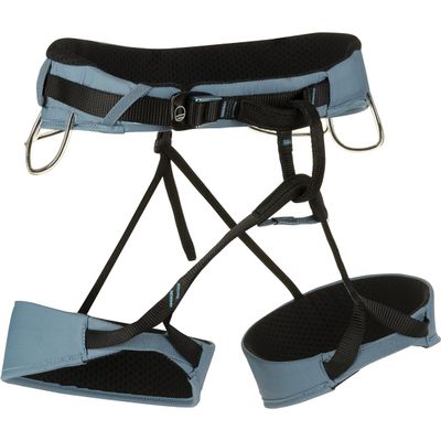 Wild Country Flow 2.0 Mens Rock Climbing Harness - Adjustable Harness for Sport & Indoor Climbing - Deepwater/Black - Small