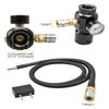 TIKSCIENCE Paintball Co2 Pressure Regulator Fit for Paintball Tanks Mini Sef Super Fast Refresh HPA Regulator and Valve Gauge Adapter Input 1500psi Output 0 to 150psi view 4