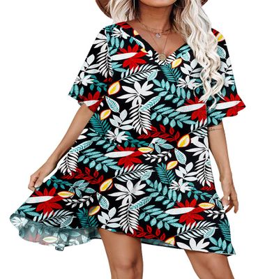 Aoulaydo Bathing Suit Coverups for Women Sexy Bikini Beachwear Ruffle Slevess Swimsuit Cover Ups