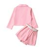 Legou Girls Suit Suit 2-Piece Bright Coat Green 90CM view 2