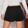 ABZEKH Shorts for Women Shorts Women's Shorts High Waist Belted Wide Leg Shorts Shorts (Size : Large) view 2