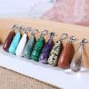 1 Piece Charming Natural Quartz Stone Drop Pendant Necklace Crystal Agate,Blue Turquoise view 2