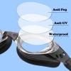 ESAVIA Nearsighted Swim Goggles -2.0D to -8.0D,Anti Fog Shortsighted Swimming Goggles with Clear Lens No Leaking/UV Protection (Black, -7.0) view 4