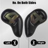 Craftsman Golf Black Iron Headcover Set with Large Gradient Color No. on Both Sides view 3