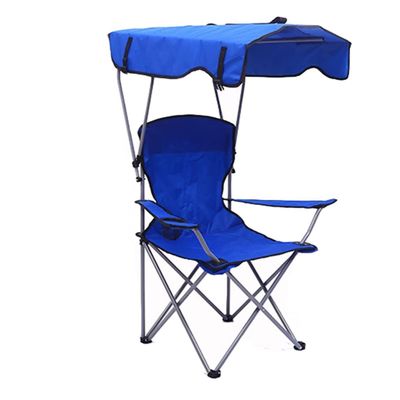 Camping Chair Folding Chairs Lawn Chairs Camping Chair With Shade Canopy Chair, Folding Recliner, Adjustable Outdoor Beach Lightweight Sunshade Folding Chairs Folding Chair Camp Chair Moon Chair ( Col