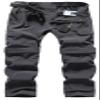 DAFENGEA Kids Hiking Cargo Pants Convertible Zip Off,Grey,10Y-12Y view 3