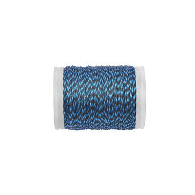 ZSHJGJR Archery Bow String Serving Thread 131 yard/120m Durable Nylon Bowstring Serving Thread Bowstring Protector for Compound Recurve Bow Tying Peep Sight Nock Point (Black & Blue)