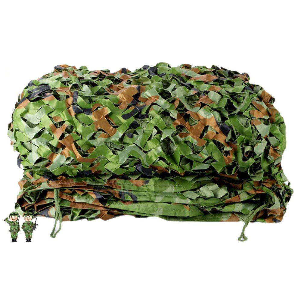 2x3m Jungle Camouflage Netting, 3x4m Military Camo Netting, 5x6m Hunting Camouflage Net For Camping Army Decoration Shelter Tent Shade, 2x4m/2x6m/2x10m/3x3m/3x10m/4x5m/4x10m/10x10m ( Size : 3x8m/9.8x2