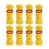 Smithok 8 Pack 4mm Guy Lines Ultralight Tent Cords with Aluminum Adjuster Tensioner Outdoor Camping Guylines Ropes for Tent Tarp,Climbing,Hiking Backpacking (Yellow) view 1