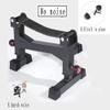 2 Stand Quiet Deadlift Barbell Elevation Stand Black view 2
