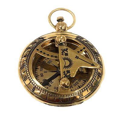 Antique Brass Compass for Directional Use Nautical Vintage Style Compass Adventure and Campaign Ideal Gift by SICRAFTUSS (Brass Antique)