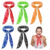 5 Pieces Cooling Neck Wraps, Ice Cooling Scarf Water Soaking Wraps view 1