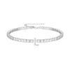 FANZE Tennis Bracelet Initial Cubic Zirconia Chain Bracelets for Women Adjustable Size 6.7-8.7 Inch Gift for Women view 1