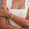 FANZE Tennis Bracelet Initial Cubic Zirconia Chain Bracelets for Women Adjustable Size 6.7-8.7 Inch Gift for Women view 2
