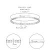 FANZE Tennis Bracelet Initial Cubic Zirconia Chain Bracelets for Women Adjustable Size 6.7-8.7 Inch Gift for Women view 4