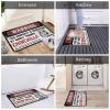 Fall Door Mat Indoor Warning This Property is Protected by A Highly Trained Chinchilla Rug Rustic Bathroom Rugs Gamers Accessories (Size : 50X80CM) view 3