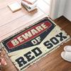 Abipuir Interesting Entry Doormat Beware of Red Sox Rug Patio Bar Accessories Outdoor Fall Decor (Size : 65X90CM) view 1