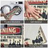 Interesting Entry Doormat Warning This Property is Protected by A Highly Trained Duck Rug Patio Bar Accessories Outdoor Fall Decor (Size : 40X60CM) view 4