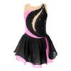 Agoky Kids Girls Sparkly Figure Ice Skating Dress Gymnastic Tutu Skirted Leotard Ballet Dance Dress Dancewear Costume Black B 14 Years view 1