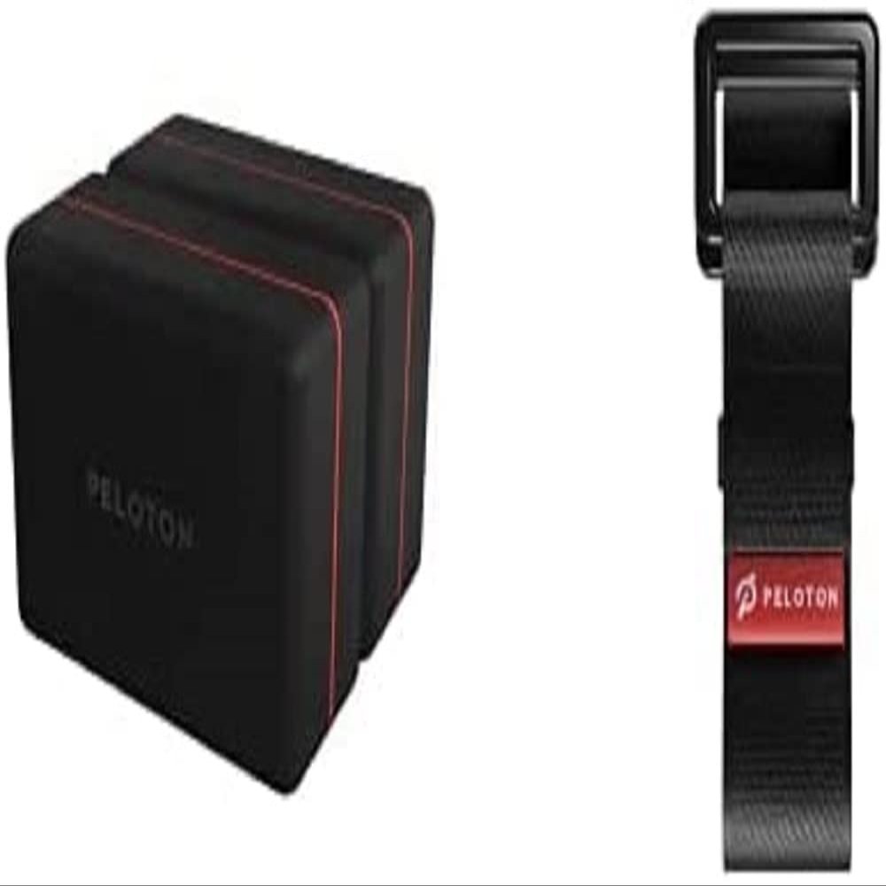 Peloton Yoga Block in Set of Two and Peloton Yoga Strap Bundle