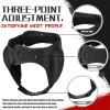 Hoteam 3 Pcs Wrestling Soft Ear Guard Grappling Headgear Kids Wrestling Gear Protective Headgear for Kids Youth Adults Boys Girls MMA BJJ Jiu Jitsu, 3 Colors view 2