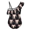 Axolotl Girl's Swimsuit One Piece Ruffle Bathing Suit Swimwear Beachwear 10-12Y150cm view 2