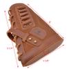 WAYNE'S DOG Right/Left-Handed Leather Buttstock Cheek Rest with Sling Barrel Mount for No Drill Your Gun (Brown(.357 .30-30 .35 .38), Lefty Without Barrel Mount) view 4