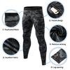 Yuerlian Men's Compression Pants Workout Athletic Leggings Running Gym Tights with Pockets 1 Pack view 2