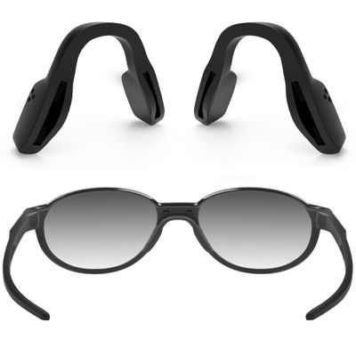 ToughAsNails 2 PCS Standard Fit Replacement Nose Pads Pieces for Oakley Miter OX8154 Glasses Black&Black