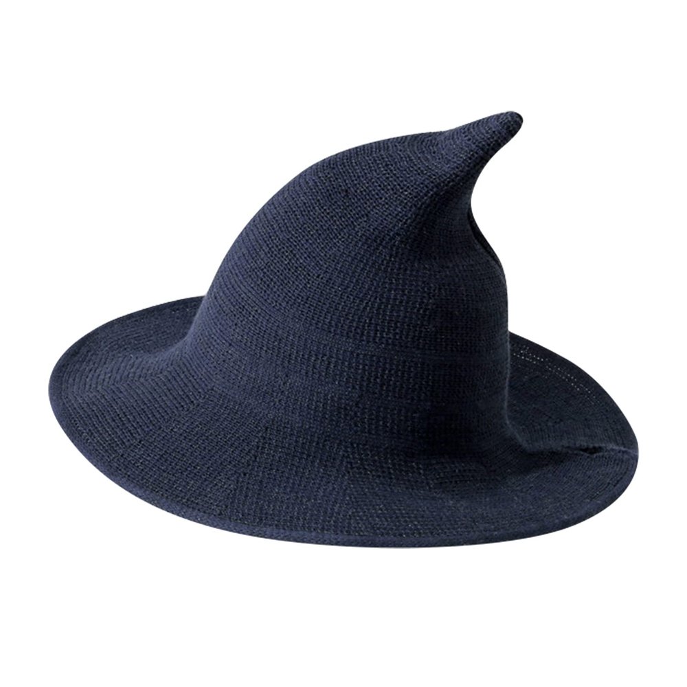 Sun Hat Cap Summer Costume Large Brim Hat Foldable Women Crochet Witch Warm Baseball Caps Ladies Straw Sun Hat Blue