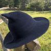 Sun Hat Cap Summer Costume Large Brim Hat Foldable Women Crochet Witch Warm Baseball Caps Ladies Straw Sun Hat Blue view 2