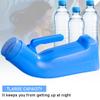 Male Urinals Urine Bottle for Men Portable Travel Pee Bottles Spill Proof Urinary Chamber with Screw-on-Lid Plastic Bedside Urinals for Men, 1L view 2