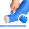 Male Urinals Urine Bottle for Men Portable Travel Pee Bottles Spill Proof Urinary Chamber with Screw-on-Lid Plastic Bedside Urinals for Men, 1L view 3
