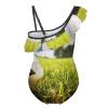 Golf Sport Girl's Swimsuit One Piece Ruffle Bathing Suit Swimwear Beachwear 7-9Y120cm view 2