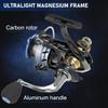 Tempo Apex Spinning Reel - Ultralight Magnesium Body Fishing Reels Spinning with 10+1 BB, Carbon Fiber Max Drag 39 LBs, Smooth Fishing Reel with Aluminum Shaft and Handle for Bass Trout Catfish view 4