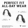 ToughAsNails 2 PCS Standard Fit Replacement Nose Pads Pieces for Oakley Low Key OO9433 54mm Sunglasses Gray&White view 2