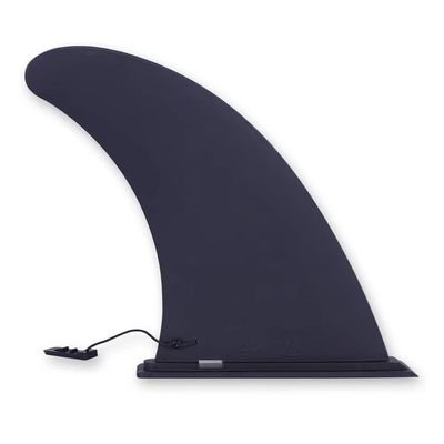 ISUP Fins 9", Paddle Board Center Fin, Slide-in Fin Replacement for Inflatable Paddle Board, Quick Release SUP Fin Universal Type, Black