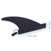 ISUP Fins 9", Paddle Board Center Fin, Slide-in Fin Replacement for Inflatable Paddle Board, Quick Release SUP Fin Universal Type, Black view 4