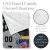 Personalized Throw Blanket for Football Fans - Ships Next Day - Made in USA - Custom Fleece Name Blanket - Ideal for Youth Football Players & Adults (50x60 Fleece - Pittsburgh) view 2