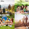 FINDWORLD Collapsible Cups-Silicone Foldable Expandable Folding Drinking Cup-Reusable Portable MugsCup Lightweight-Cup For Travel, Camping, Hiking, Holiday Vacation, Outdoor Sports view 3