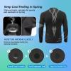 MEETYOO Men's Long Sleeve Compression Shirts, Black, XX-Large view 3