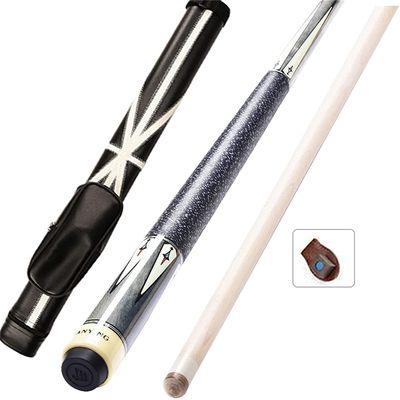 RYGHTTYT Snooker cue Pool cue Single Cue Billiard Pool Cue Maple 58 Inch 19Oz, 1/2 Split Pool Cue,Billiards Stick Adult, Suitable for American Nine-Ball,Cue a with Cylinder(Color:B,Size:13Mm)