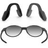 ToughAsNails 2 PCS Low Bridge Fit Replacement Nose Pads Pieces for Oakley Hex Jector OX8032/Hex Jector Aisan Fit OX8174F Glasses Black&Gray view 1
