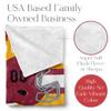 Personalized Throw Blanket for Football Fans - Ships Next Day - Made in USA - Custom Fleece Name Blanket - Ideal for Youth Football Players & Adults (50x60 Fleece - Arizona) view 3